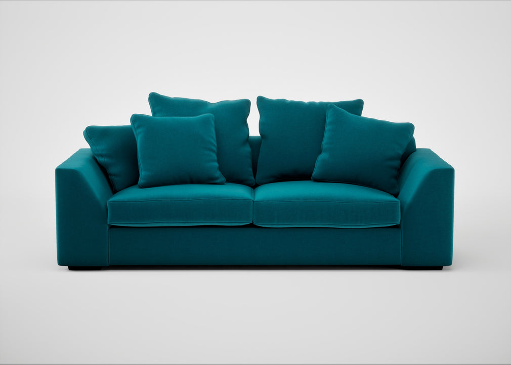 Cumulus 4 Seater Sofa Velvet Teal