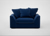 Cumulus Loveseat Cotton Velvet Midnight