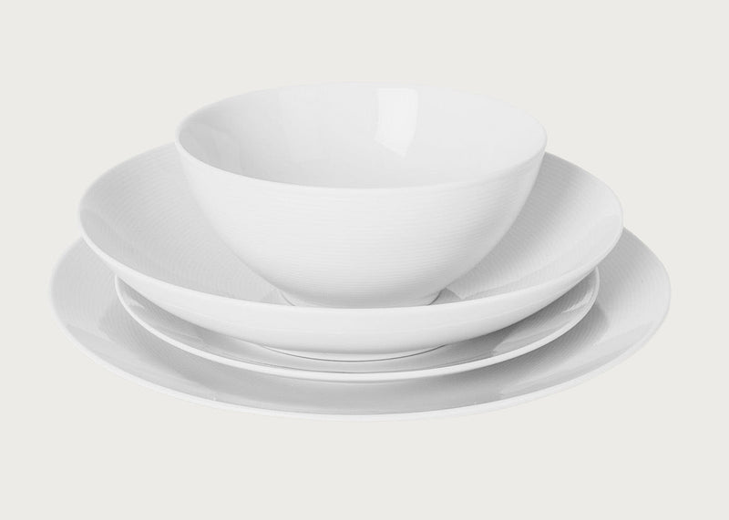 Thomas Loft White Porcelain 16 Piece Dinnerware Box Set