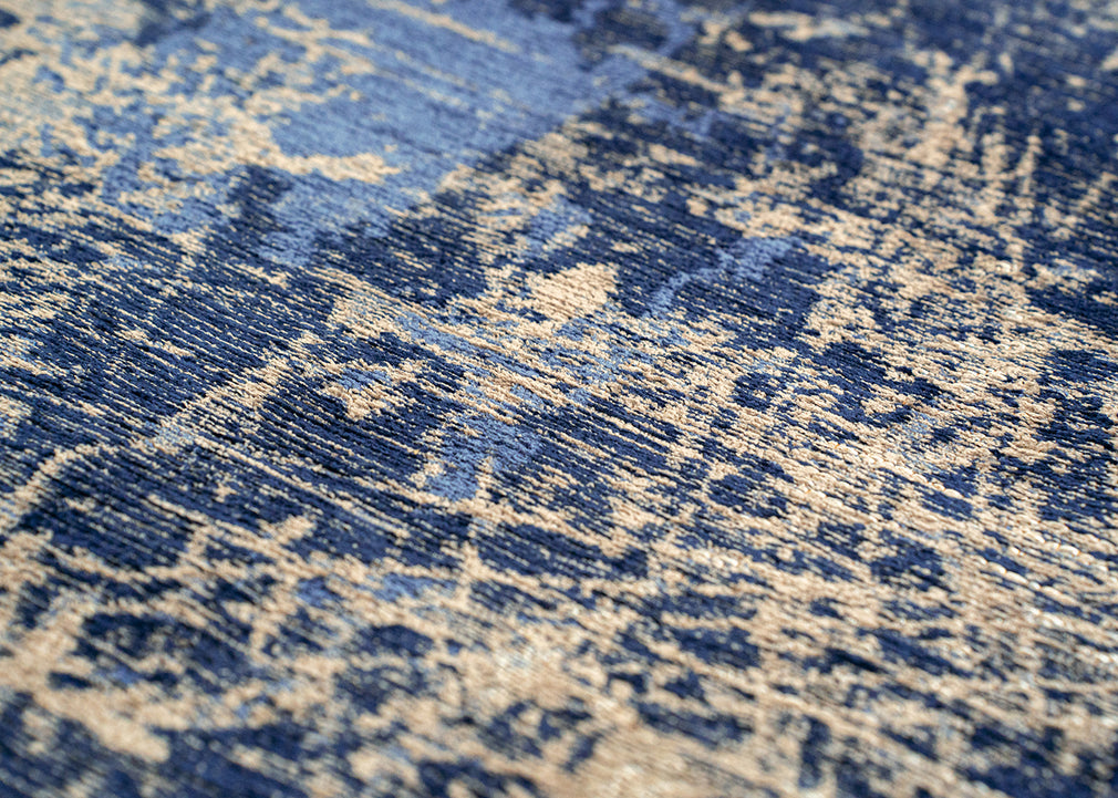 Cracks Rug Abyss Blue