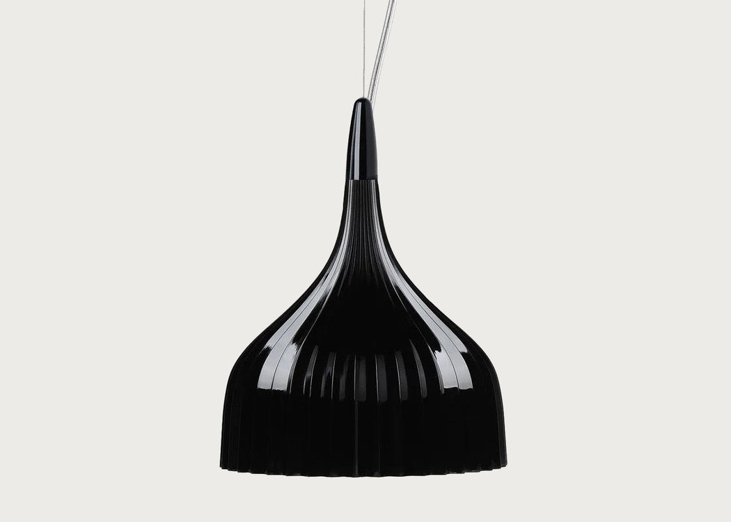 E' Pendant Light Opaque Black