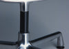 Eames EA 108 Aluminium Armchair Black Leather Polished Base
