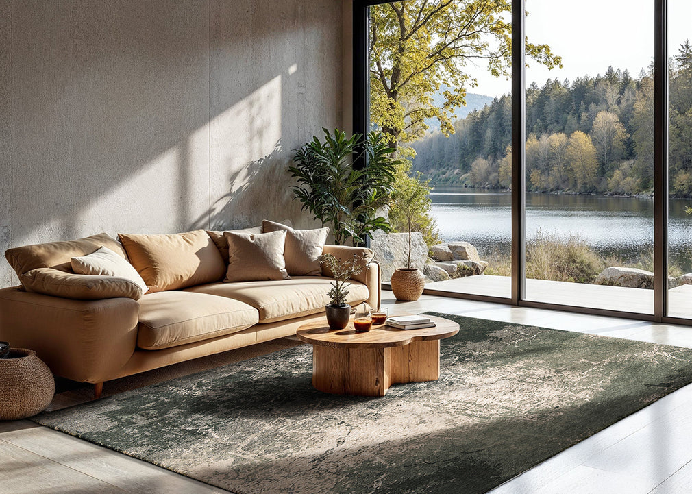 Cracks Rug Dark Pine