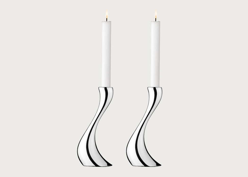 Cobra Medium Candleholder Set of 2