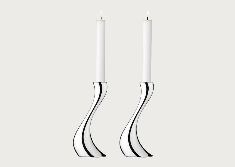 Cobra Medium Candleholder Set of 2