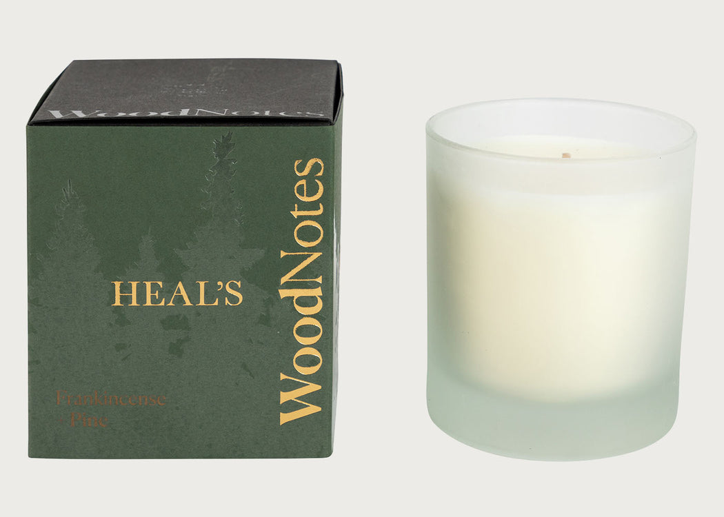 Woodnotes Frankincense & Pine Scented Glass Candle