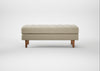 Hepburn Ottoman Leather Grain Storm 006 / Natural
