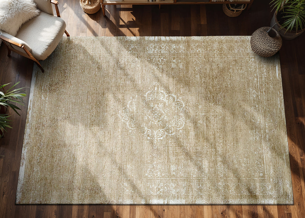 Fading World Rug Spring Milk Curry