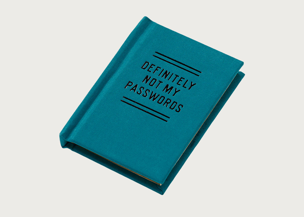 Tiny Book Definitely Not My Passwords