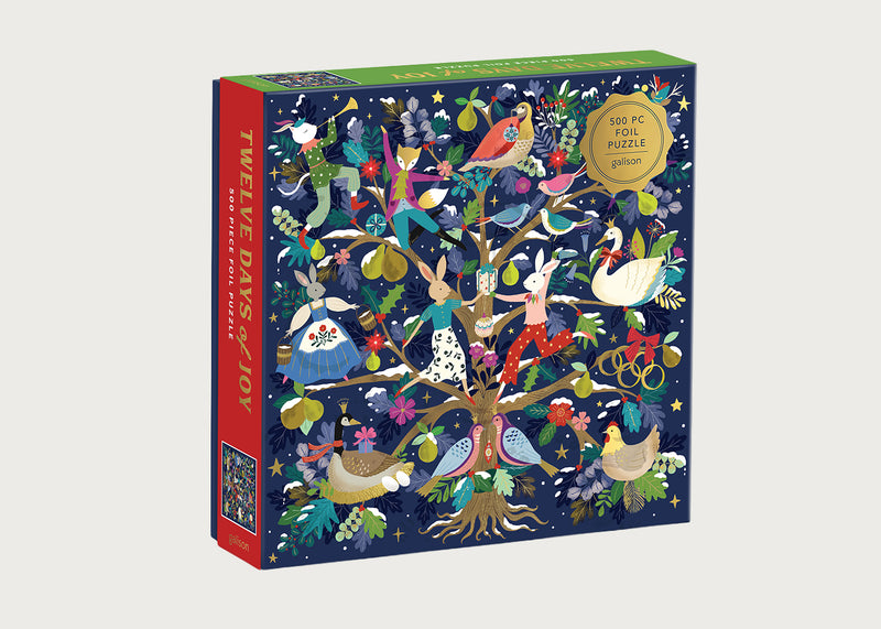 12 Days of Joy 500 Piece Foil Puzzle