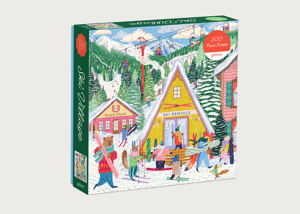 Ski Village 500 Piece Puzzle