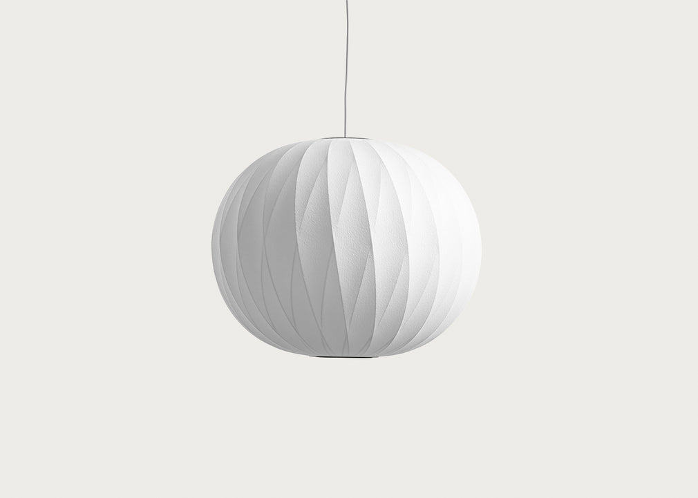 Nelson Saucer Crisscross Bubble Pendant Light