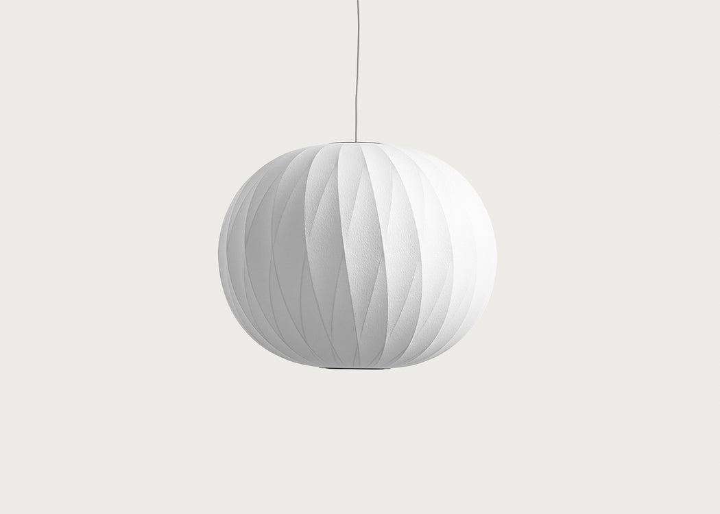 Nelson Saucer Crisscross Bubble Pendant Light