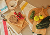 Leather Loop Oak Chopping Board
