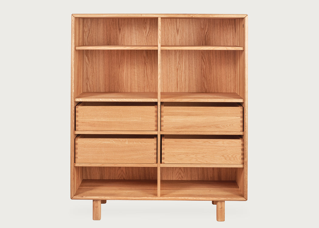 Aito Display Cabinet Oak