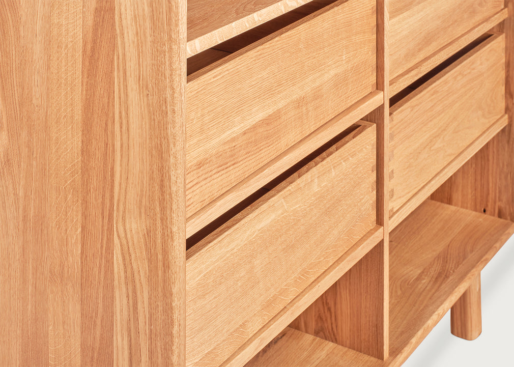 Aito Display Cabinet Oak