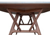 Anais Dining Table Walnut Marble Top