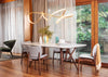Anais Dining Table Walnut Marble Top