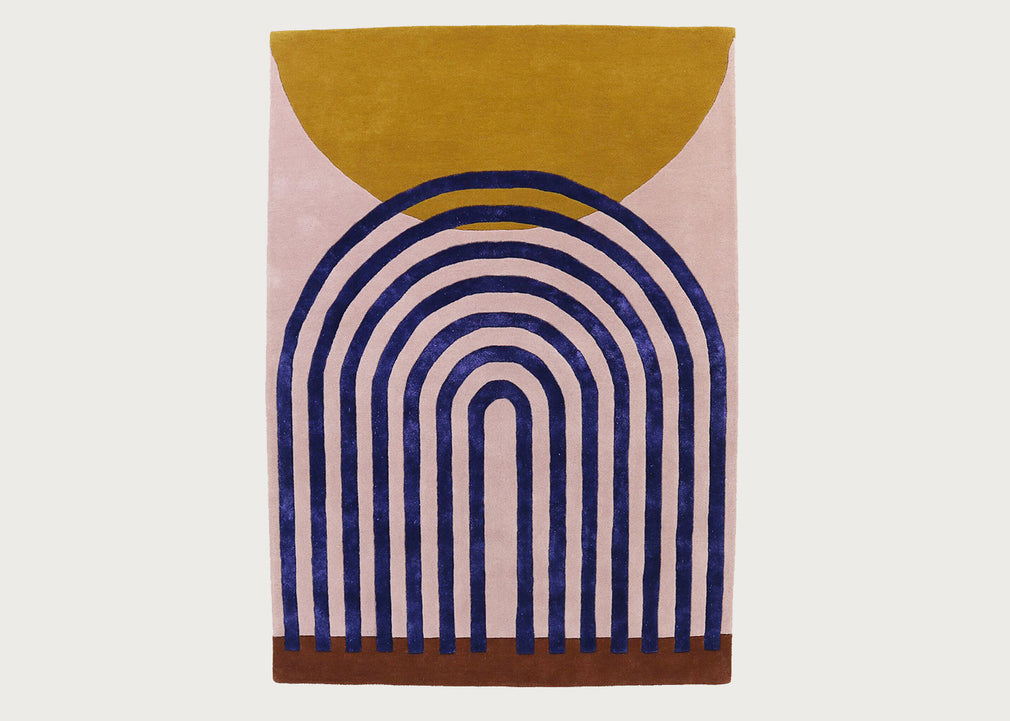 Atrium Pink Gold Rug