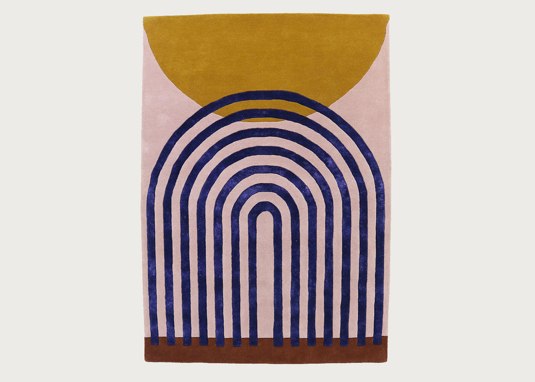 Atrium Pink Gold Rug