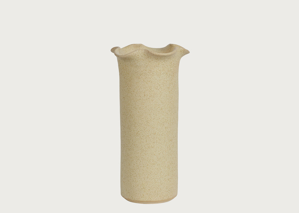 Heal's + Aylesford Clay Fluted Vase Small