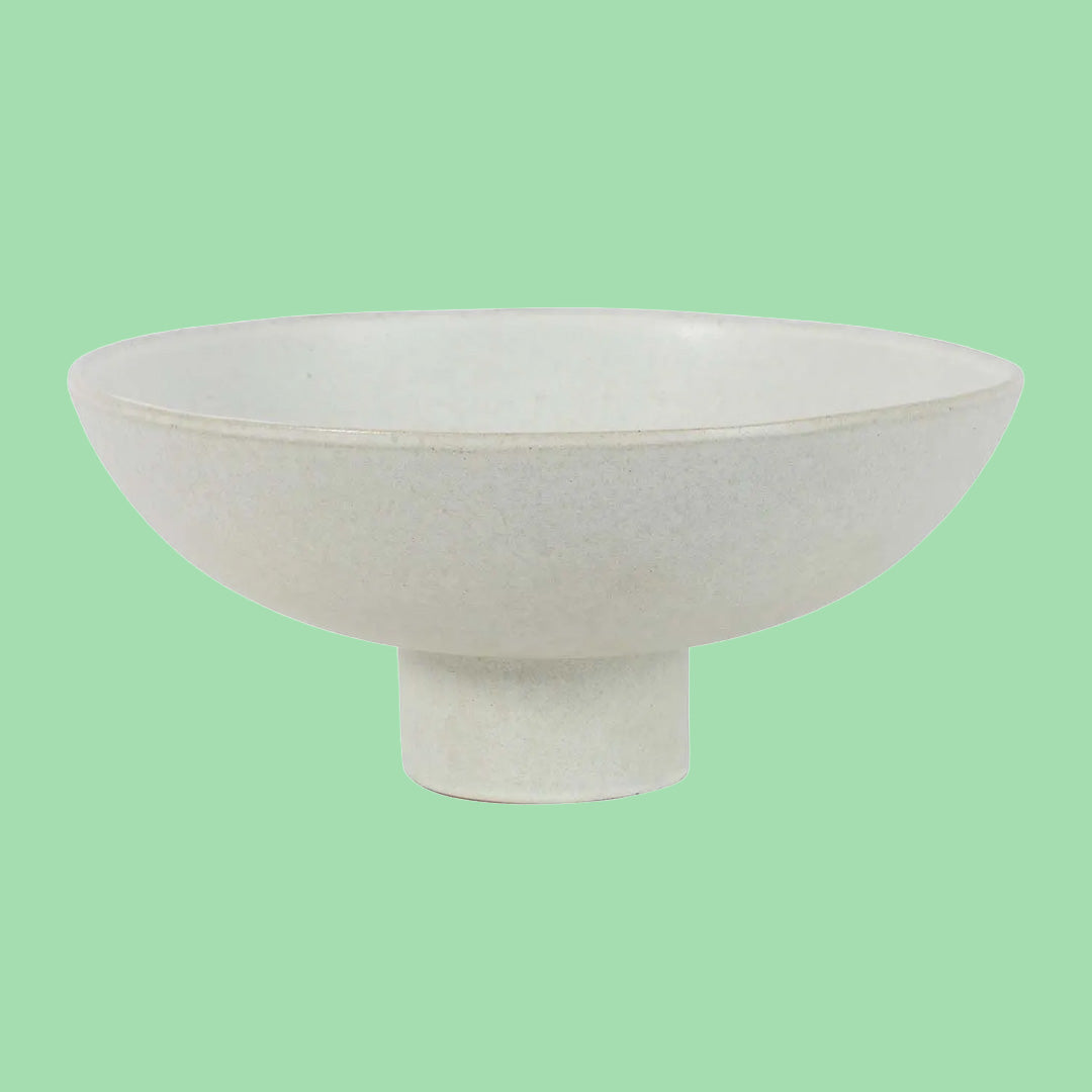 Terracotta Fruit Bowl Cream by Maria Portugal Terracotta