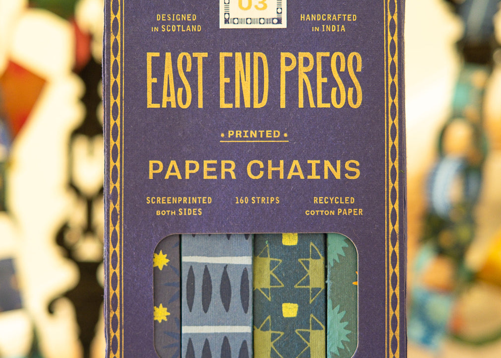 Blue and Yellow Paper Chain Kit