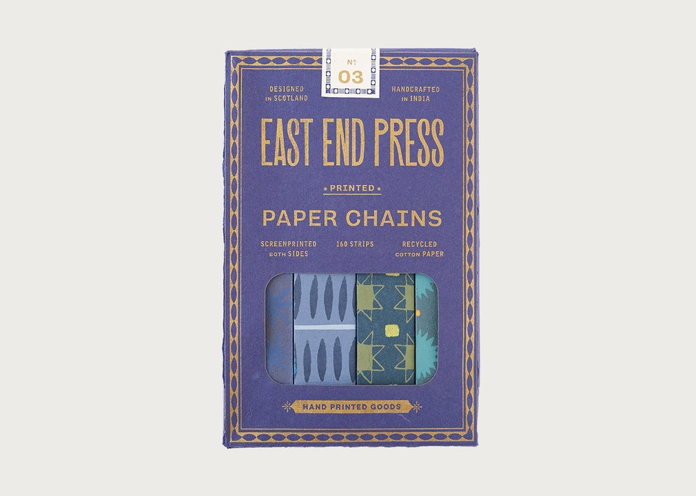 Blue and Yellow Paper Chain Kit