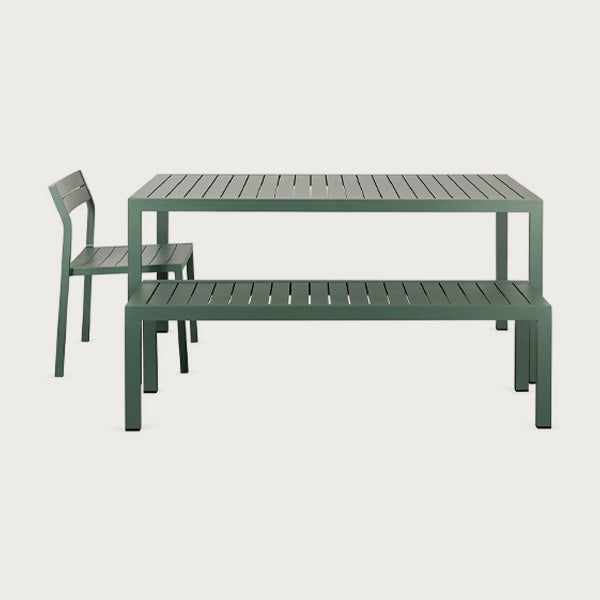 Eos by Case green garden furniture setting