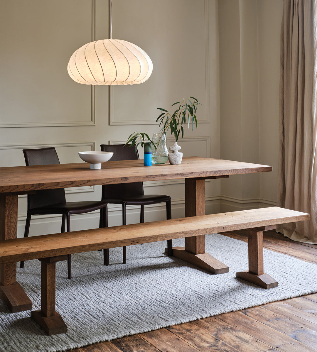 Bespoke Dining table and bench