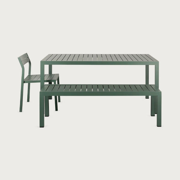 Eos by Case green garden furniture setting