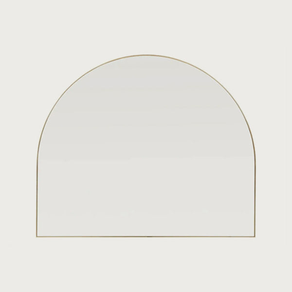 Fine Edge Mirror Over Mantle