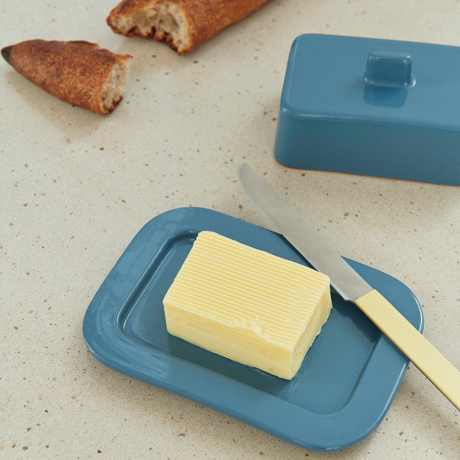 Barro butter dish by HAY