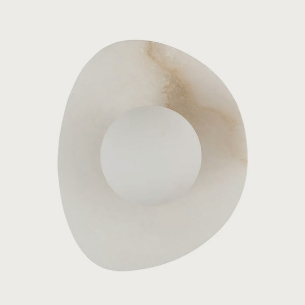 Element IP44 Wall Light Alabaster