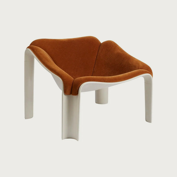 F300 Lounge Chair Squirrel Alabaster White Base