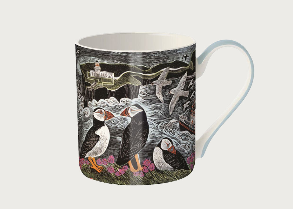 Fair Isle Puffins Mug