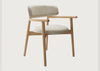 Cover Wood Upholstered Armchair