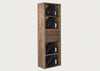 Cru Wine Cabinet Walnut Modules 2 Drawer 1 Shelf