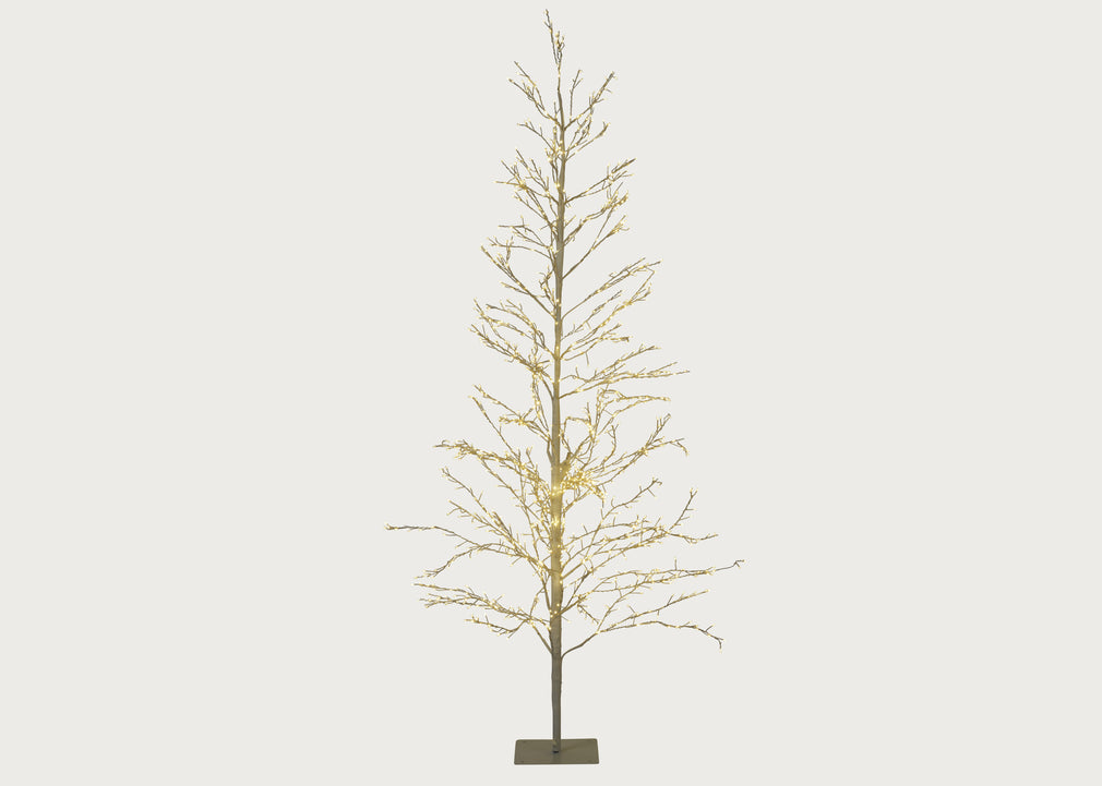 White Micro LED Twig Tree 180cm
