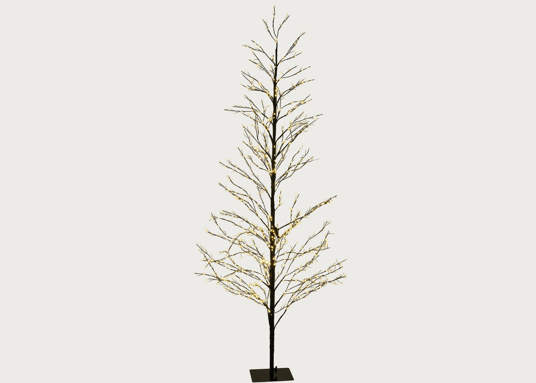 Black Micro LED Twig Tree 180cm