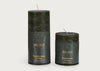 Frankincense & Pine Coloured Pillar Candle