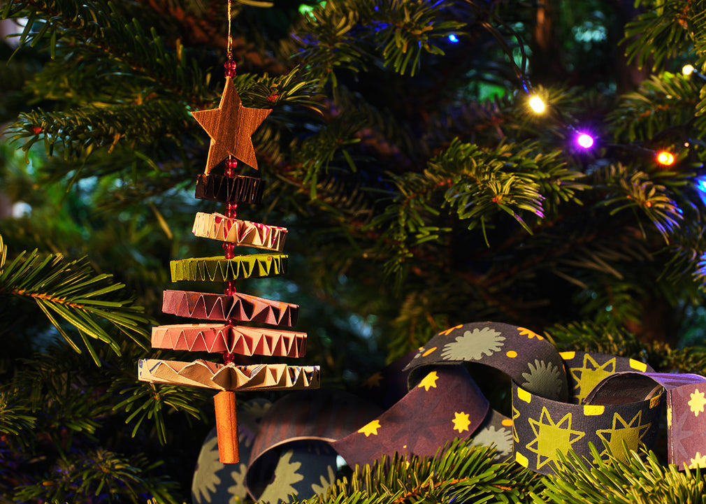 Fold Fir Ornament Multi