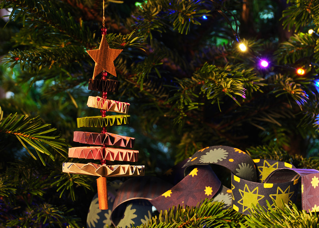 Fold Fir Ornament Multi