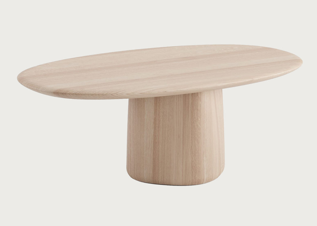Column Oval Coffee Table Oak
