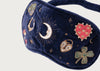 Cosmic Charms Velvet Eye Mask Navy