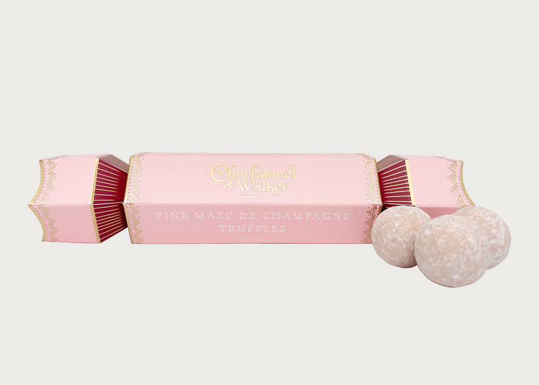 Pink Marc de Champagne Truffle Cracker