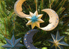 Golden Star Screen-Printed Board Decoration