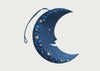 Midnight Man on the Moon Screen-Printed Board Decoration
