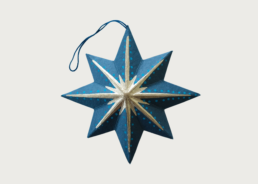 Twinkling Star Screen-Printed Board Decoration