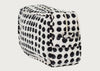 Dots Washbag Black & White Medium